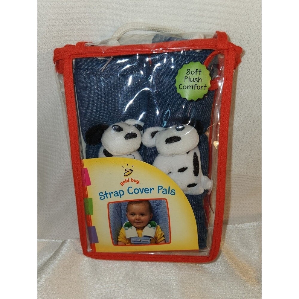 GOLD BUG Strap Cover Pals Dogs Comfortable Ride for Baby Car Seat Accessory